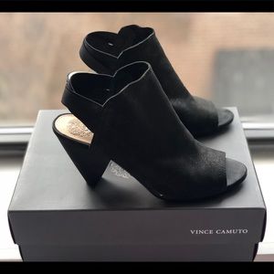 Vince Camuto Peeptoe Booties